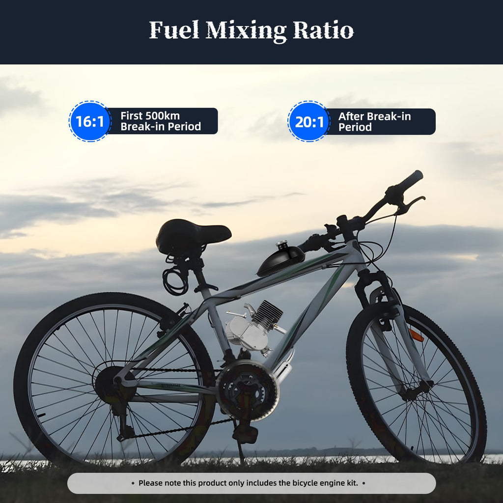 100CC 2-Stroke Bicycle Gasoline Engine Motor Kit Z628