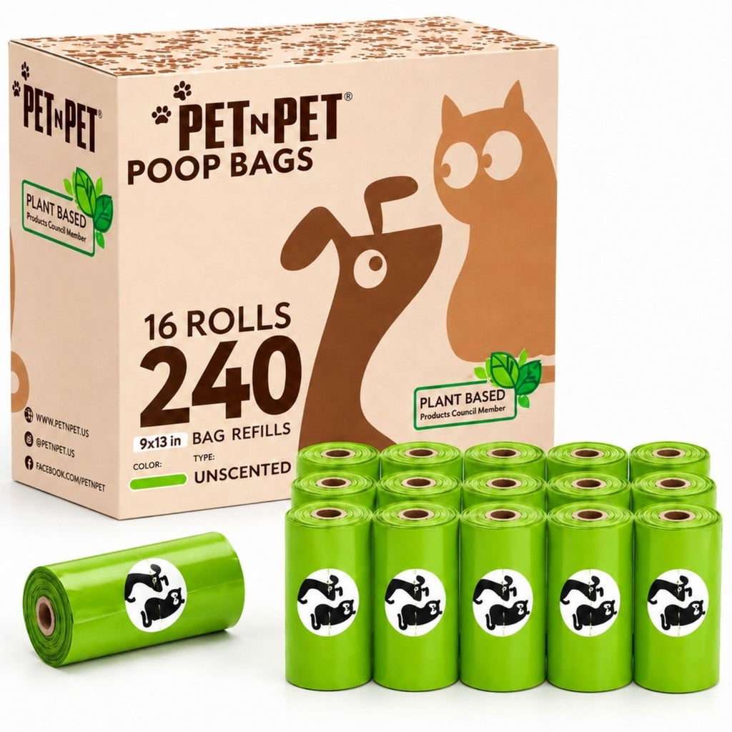 240 Count Plant Based Leak Proof Poop Bags F799055