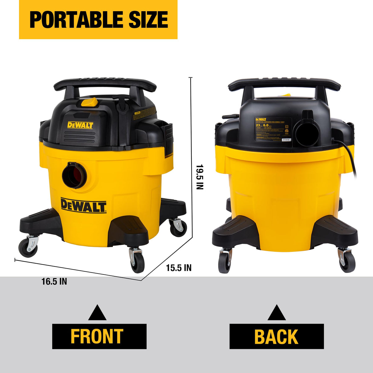6 Gal Wet/Dry Shop Vacuum with Blower D8243
