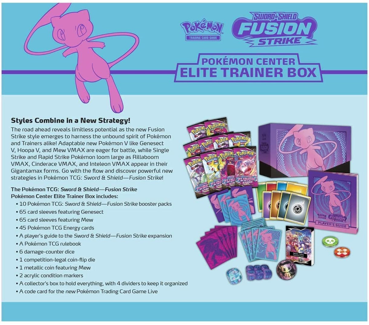 Pokemon TCG 8 Booster Packs Elite Trainer Box I7183