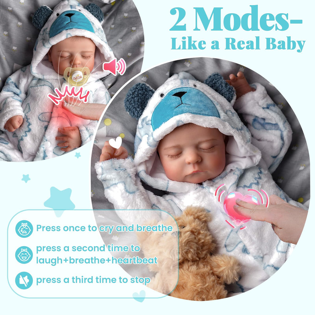 20 Inch 4-in-1 Interactive Baby Doll E316490