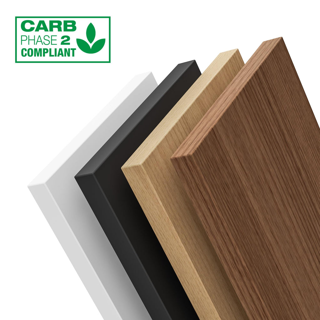 Black 3 Tier Wood Bookshelf U311896