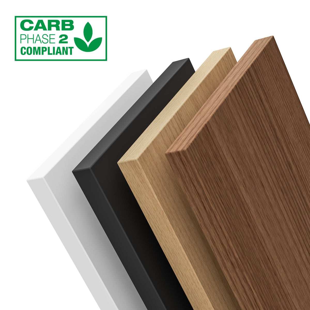 Black 3 Tier Wood Bookshelf U311896