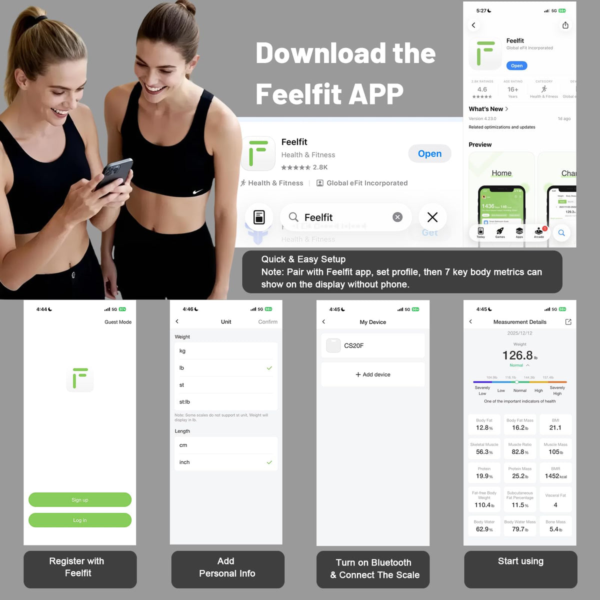 Smart Scale for Body Weight T93823