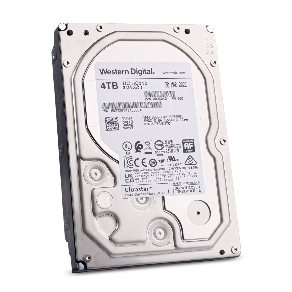 4TB 7200 RPM SATA 3.5-inch Internal Hard Disk Drive O74422