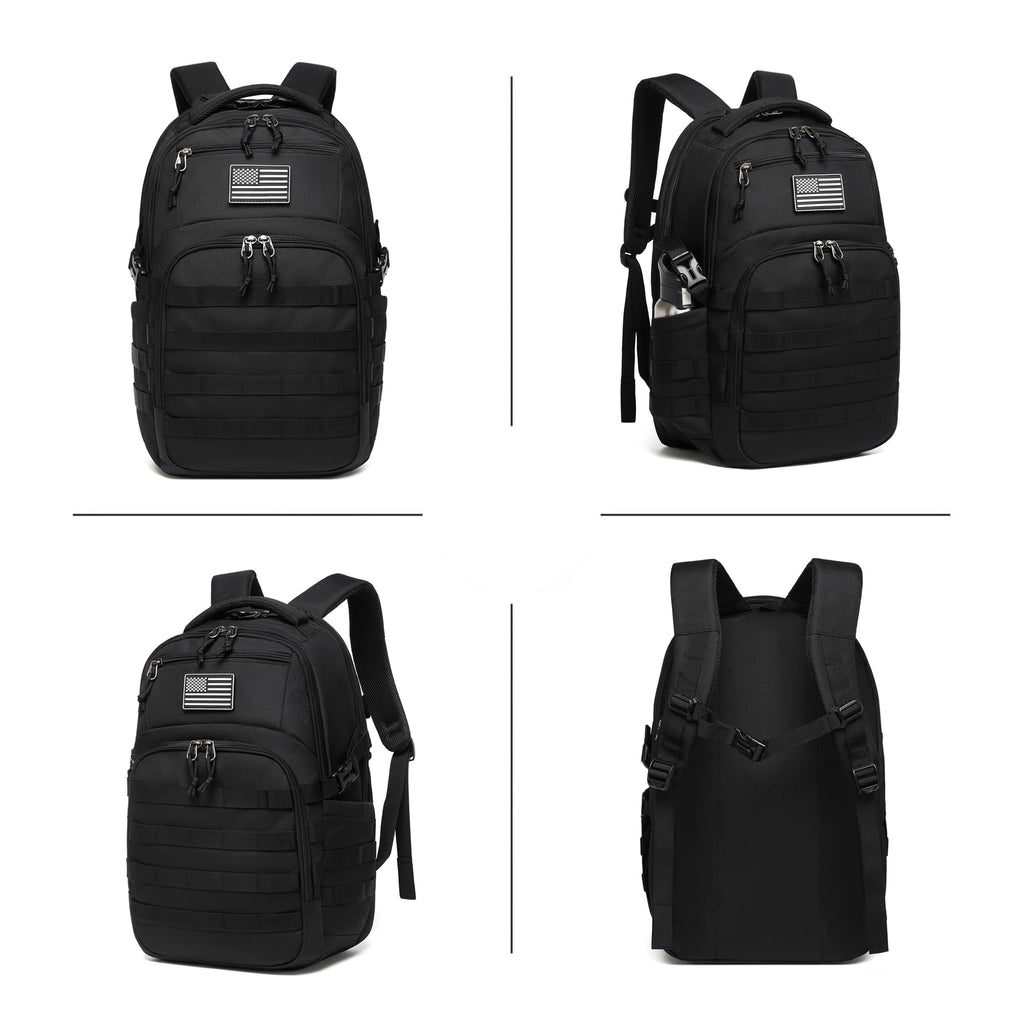 Black Small Tactical Backpack X4708
