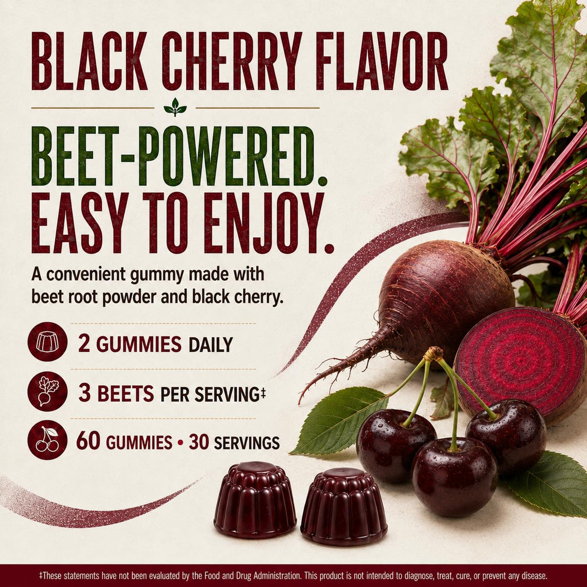 Beet Gummies 60 Count H5361