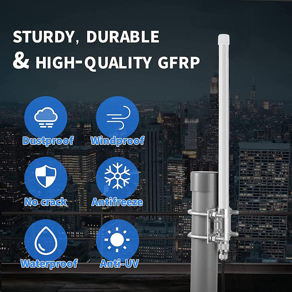 915MHz 5.8dbi Long Range Antenna with 10ft Cable J270553