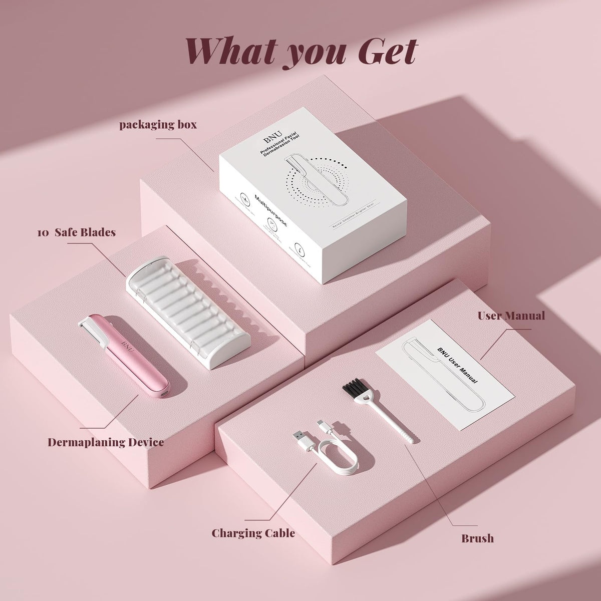 Pink Facial Razor P847302