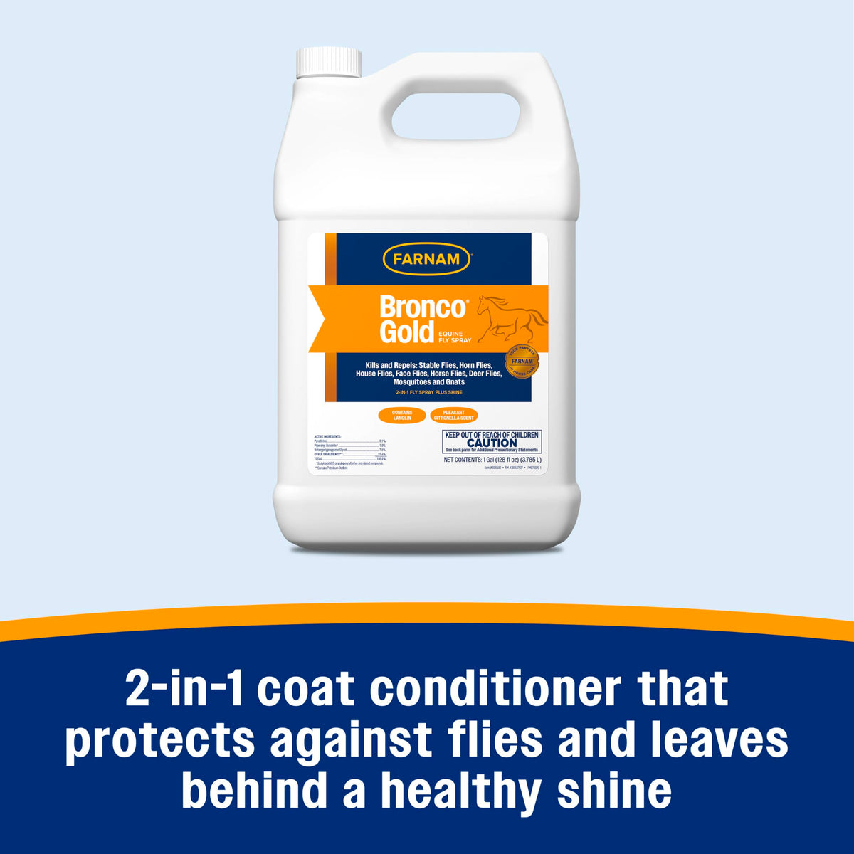 128 oz Horse Fly Spray and Coat Conditioner E653993