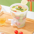 3.5L Plastic Water Dispenser with Lids & Faucet X686