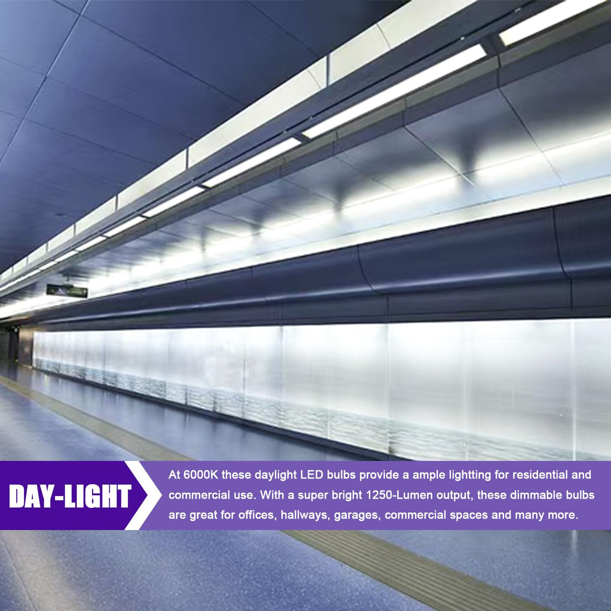 24 Inch 10W LED Tube Light Bulb 6 Pack I9898