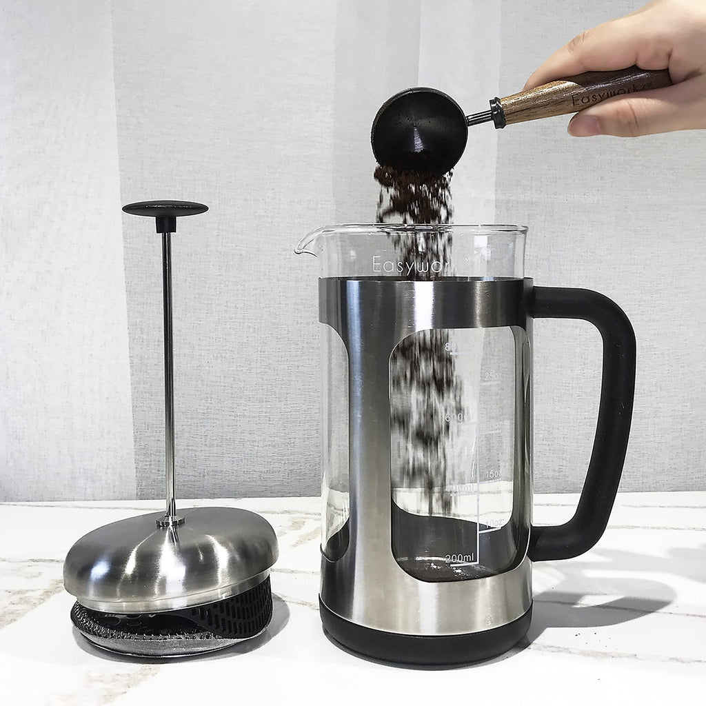 12 oz French Press Coffee Tea Maker with Measuring Spoon P523