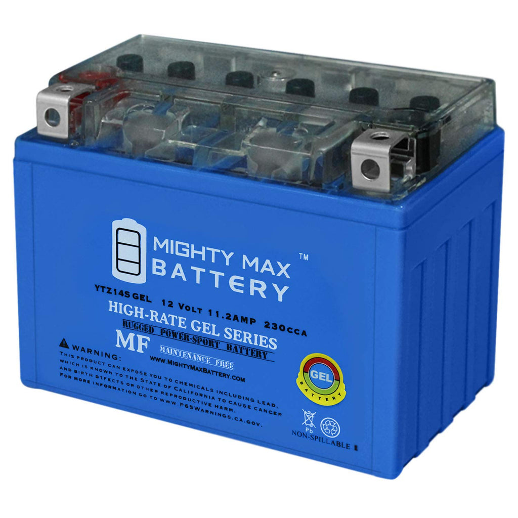 12 Volt 11.2 AH GEL Type 230 CCA Rechargeable Maintenance Free SLA AGM Motorcycle Battery C251