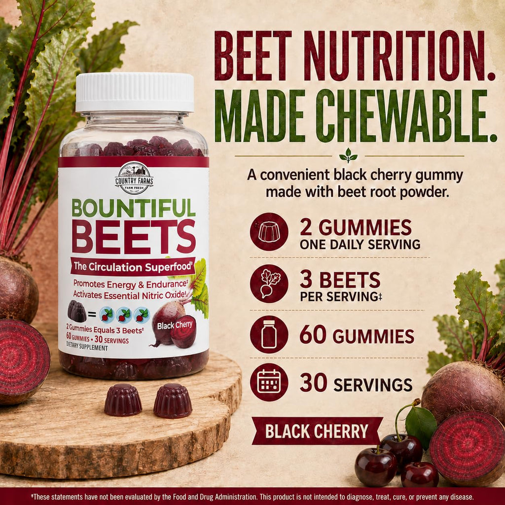 Beet Gummies 60 Count H5361