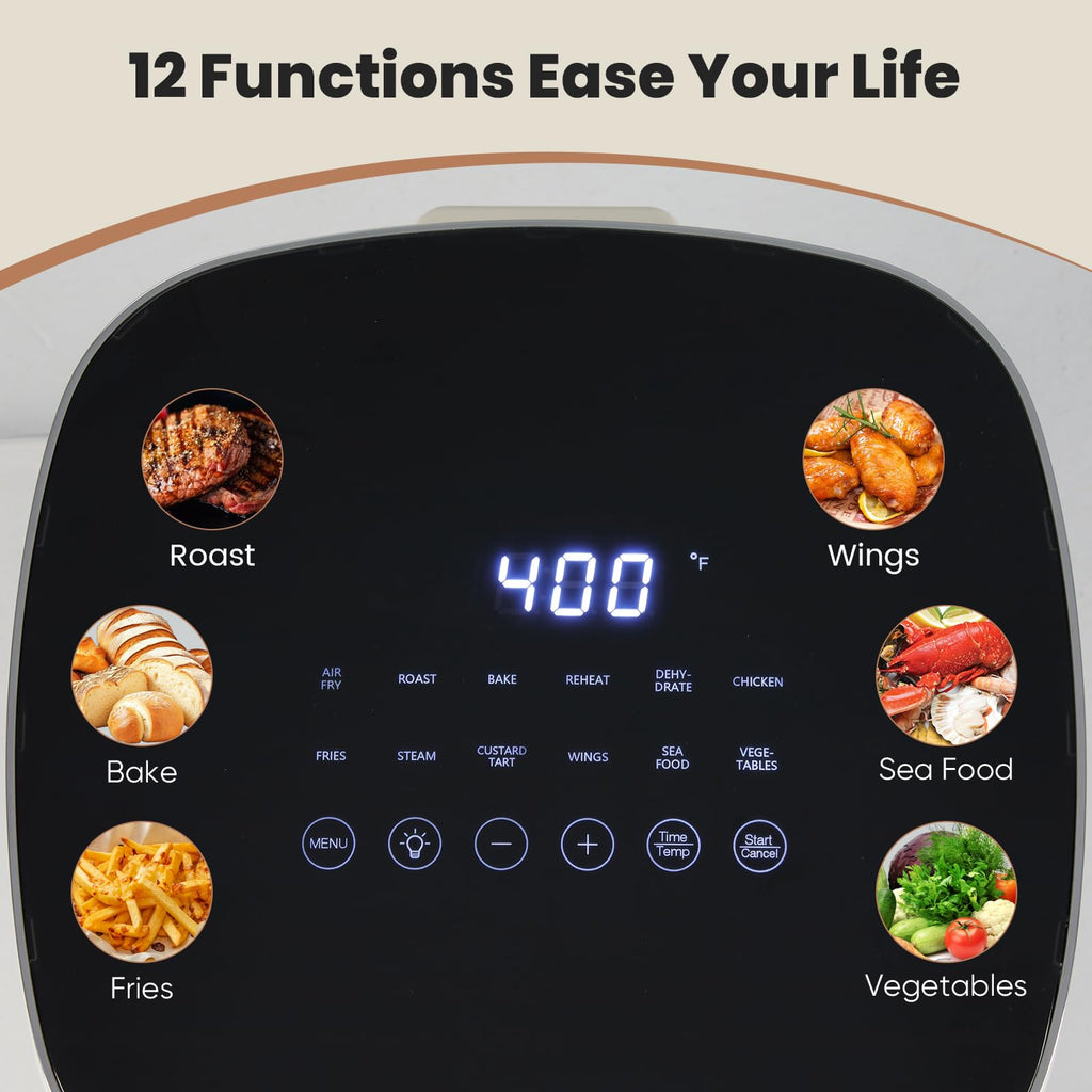 6 Quarts Air Fryer with Window E305