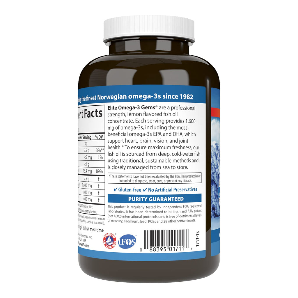 Omega-3 1600mg Soft Gels 90 Count P24143