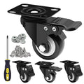 2 Inch Caster Wheel Set of 4 with Dual Brake T9183