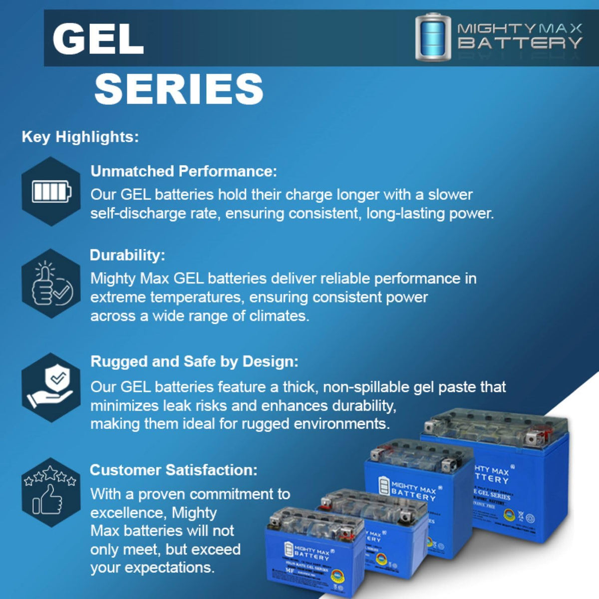 12 Volt 11.2 AH GEL Type 230 CCA Rechargeable Maintenance Free SLA AGM Motorcycle Battery C251