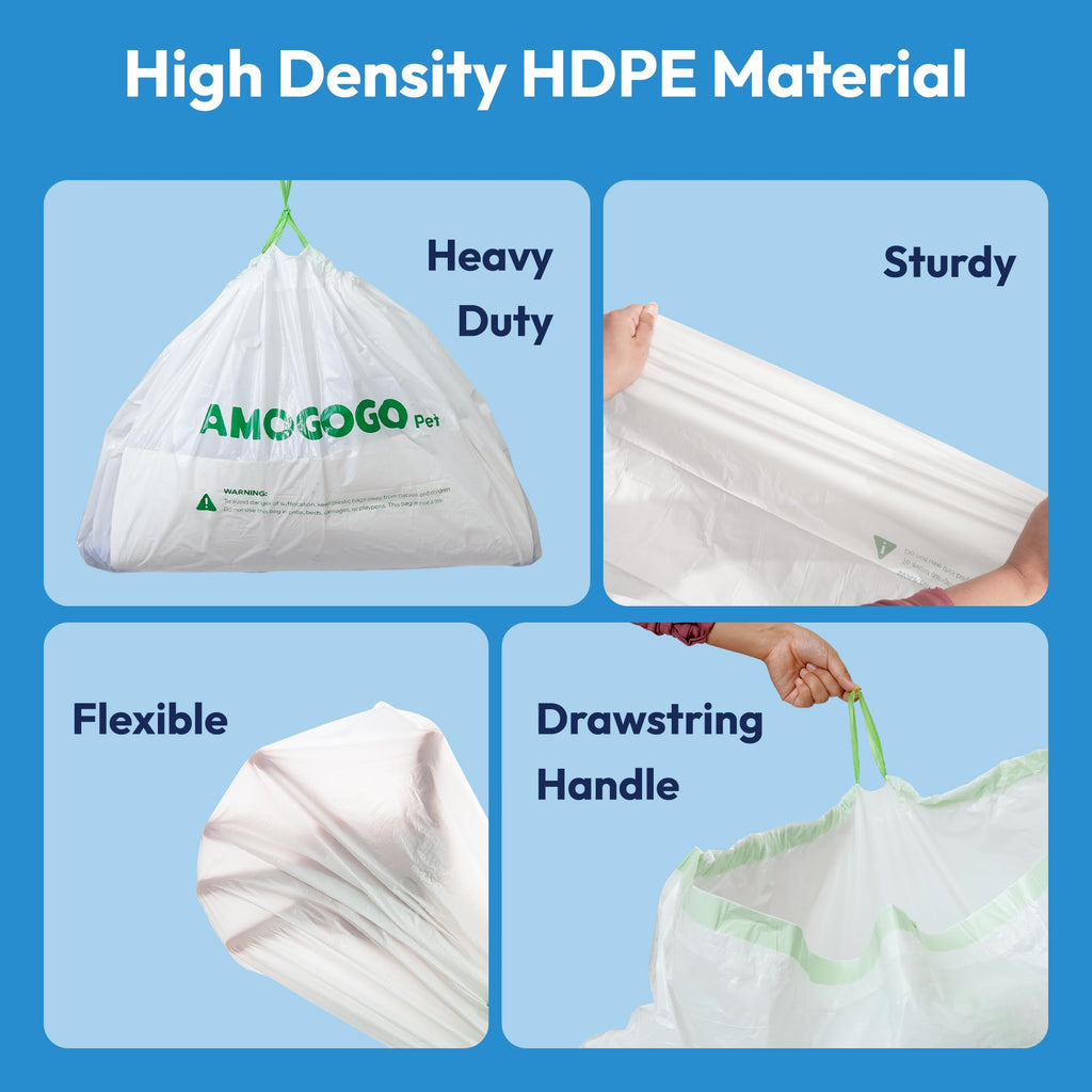 20 Pack Cat Litter Bags with Drawstring C39909