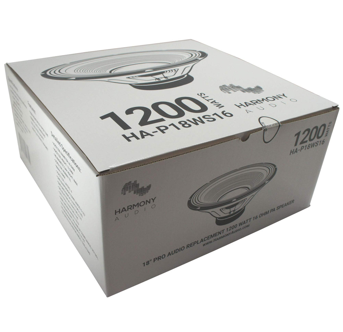 16 Ohm 18 Inch Woofer 4 Pack 1200W Subwoofer M501
