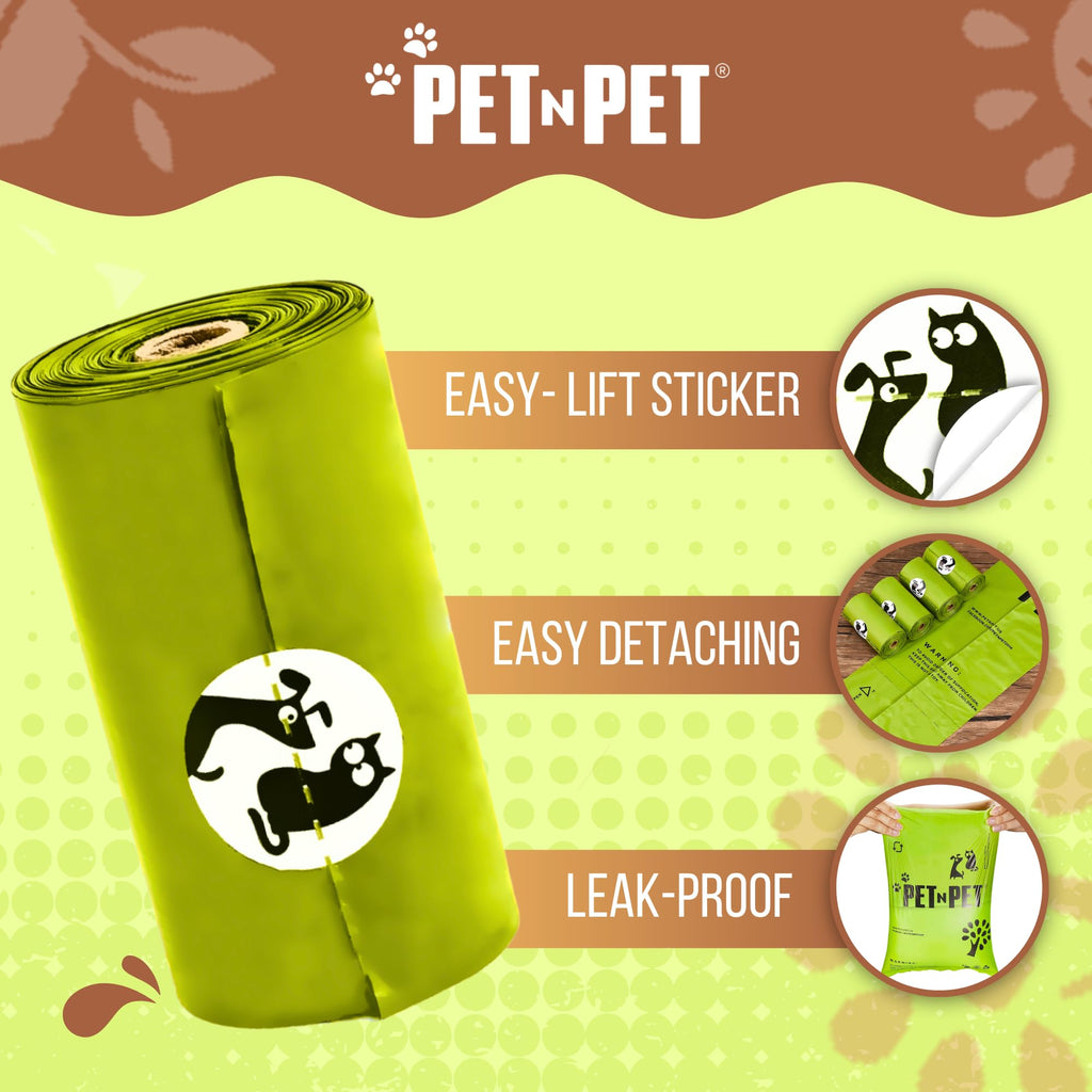 240 Count Plant Based Leak Proof Poop Bags F799055