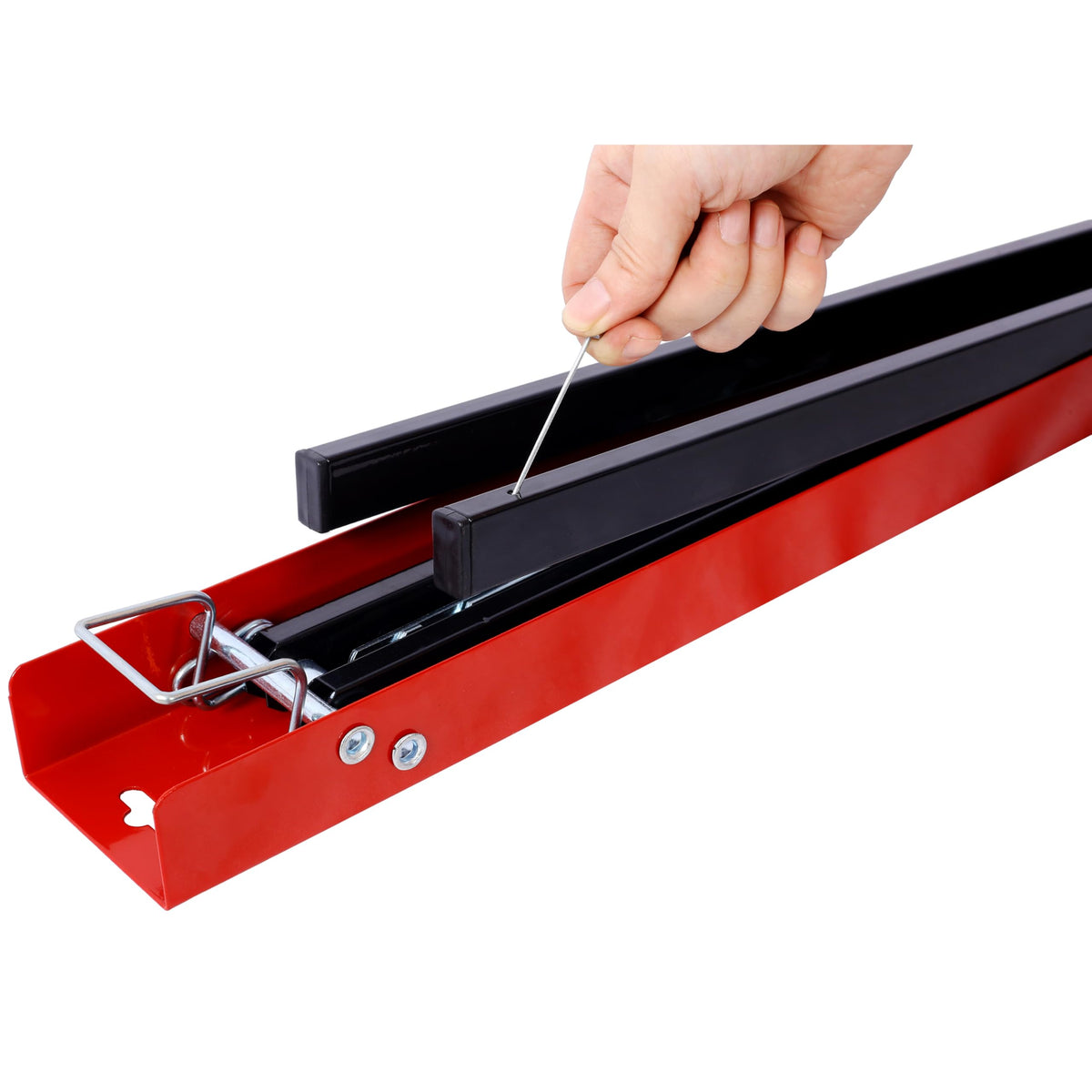 2 Pack Folding Steel Saw Horses 550lb Load Capacity M224982