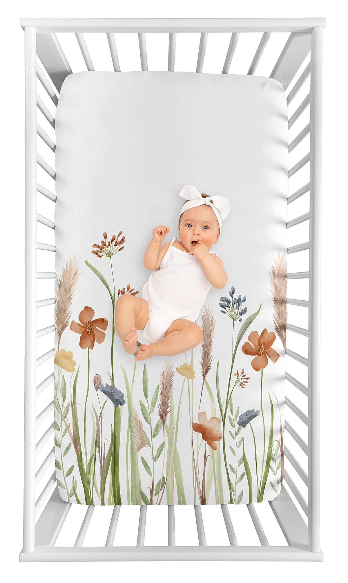 3-Piece Baby Crib Sheets Set Fitted Standard Size K2039