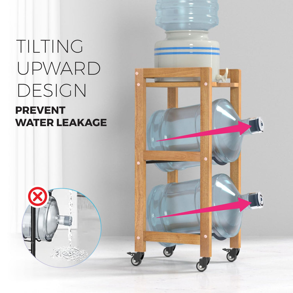5 Gallon Water Jug Holder with Wheels B797
