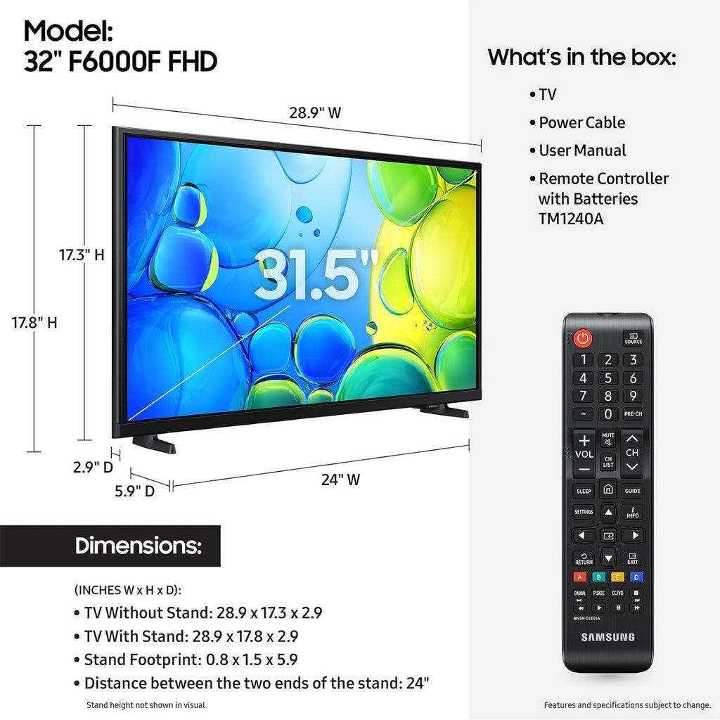 32-Inch Full HD Smart LED TV A4891