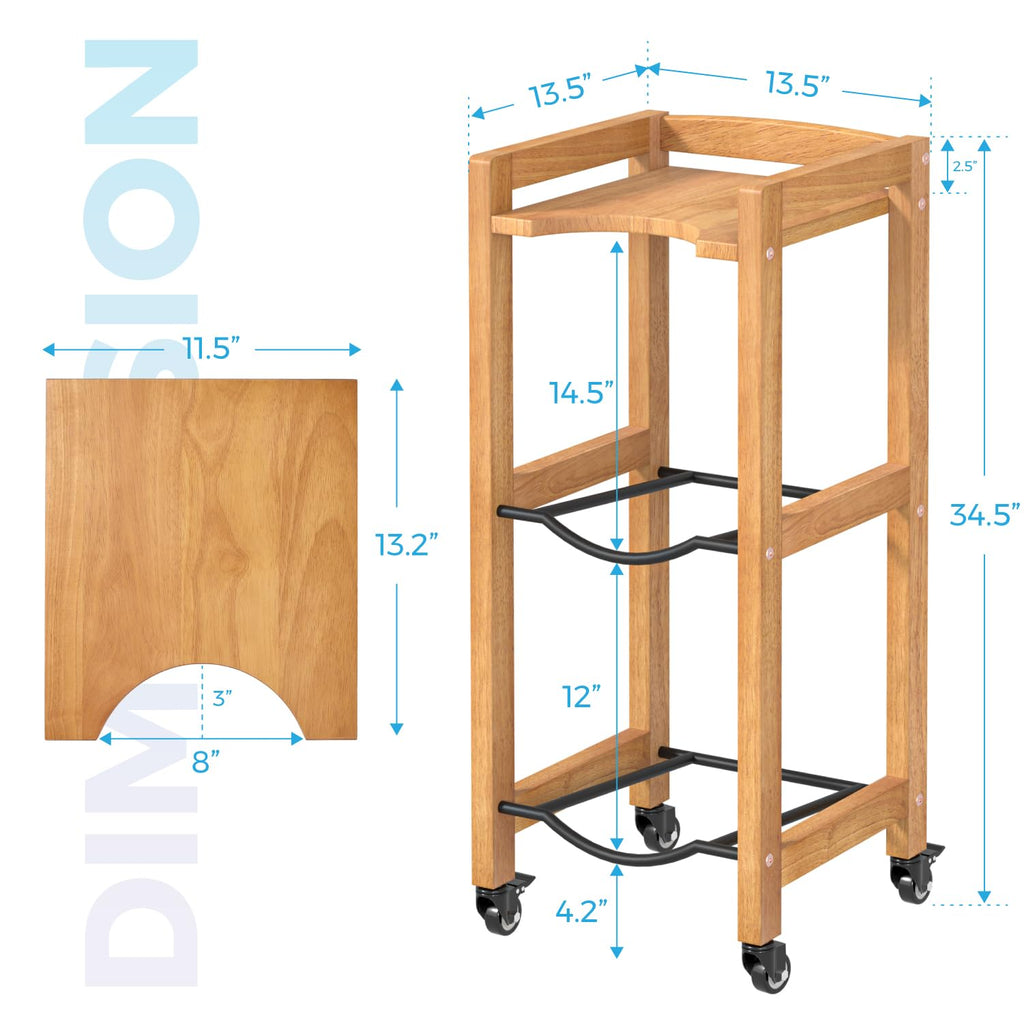 5 Gallon Water Jug Holder with Wheels B797