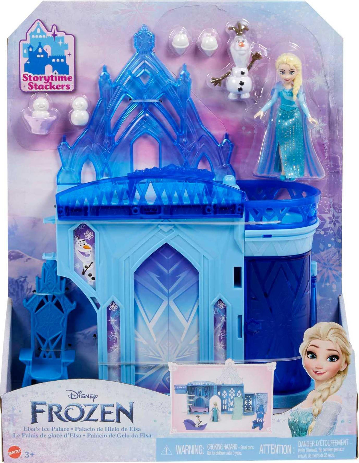 Frozen Castle Doll House Playset with Doll & 8 Accessories B168400