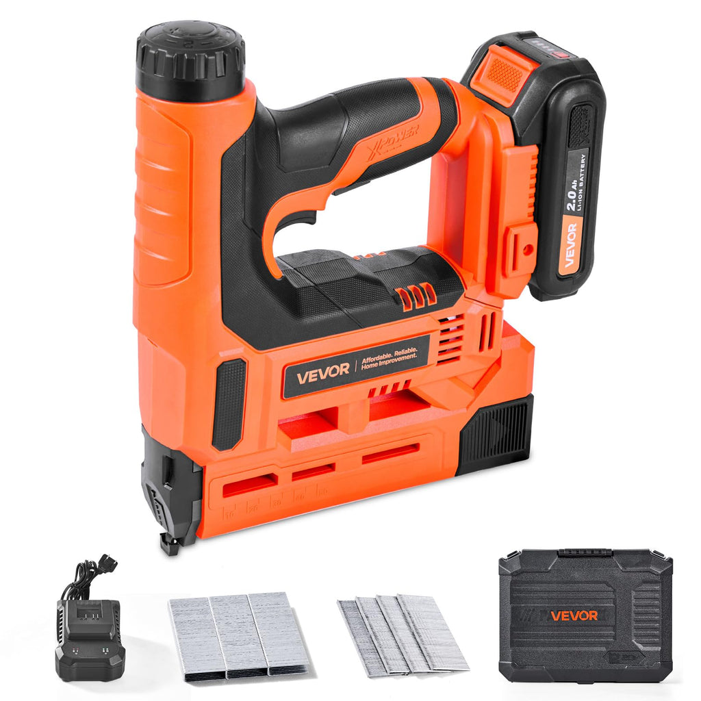 Cordless 2-in-1 18 Gauge Nail Gun Staple Gun R8036