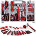 156-Piece All-Purpose Home Tool Kit in Foldable Toolbox L11759
