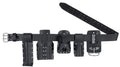 Black Leather 5-Piece Tool Belt Set S6532