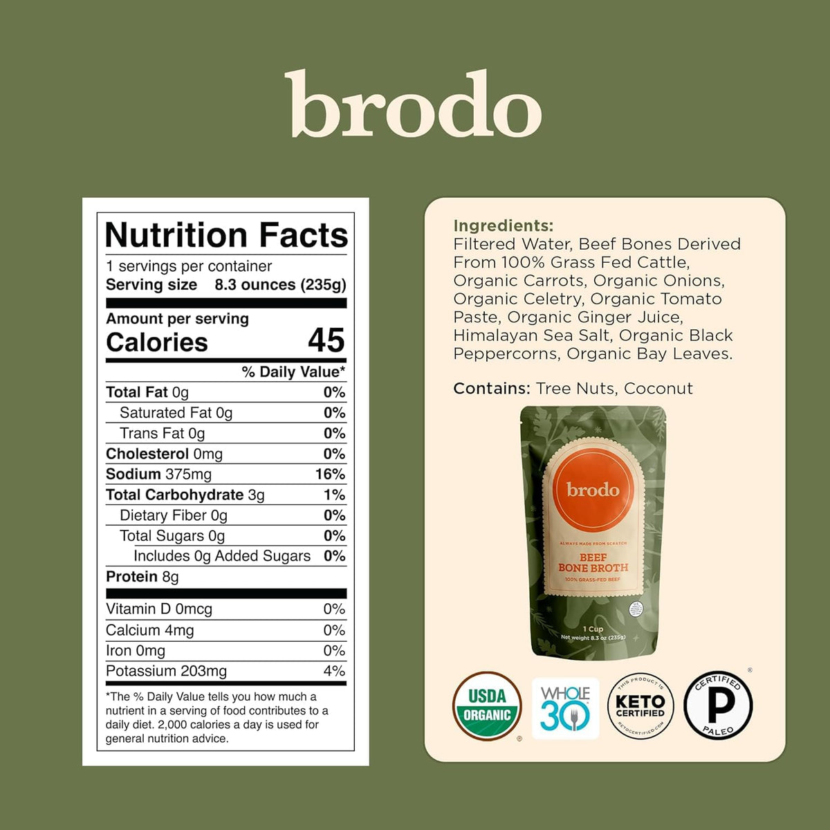 Bone Broth Single-Serve and 25 oz Classic Packs S1096