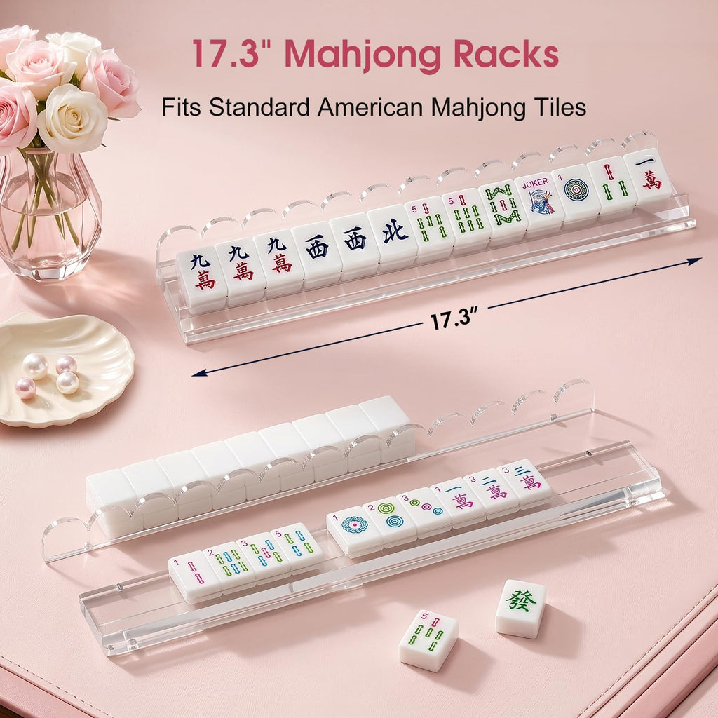 Mahjong Racks with Magnetic Pushers A958383
