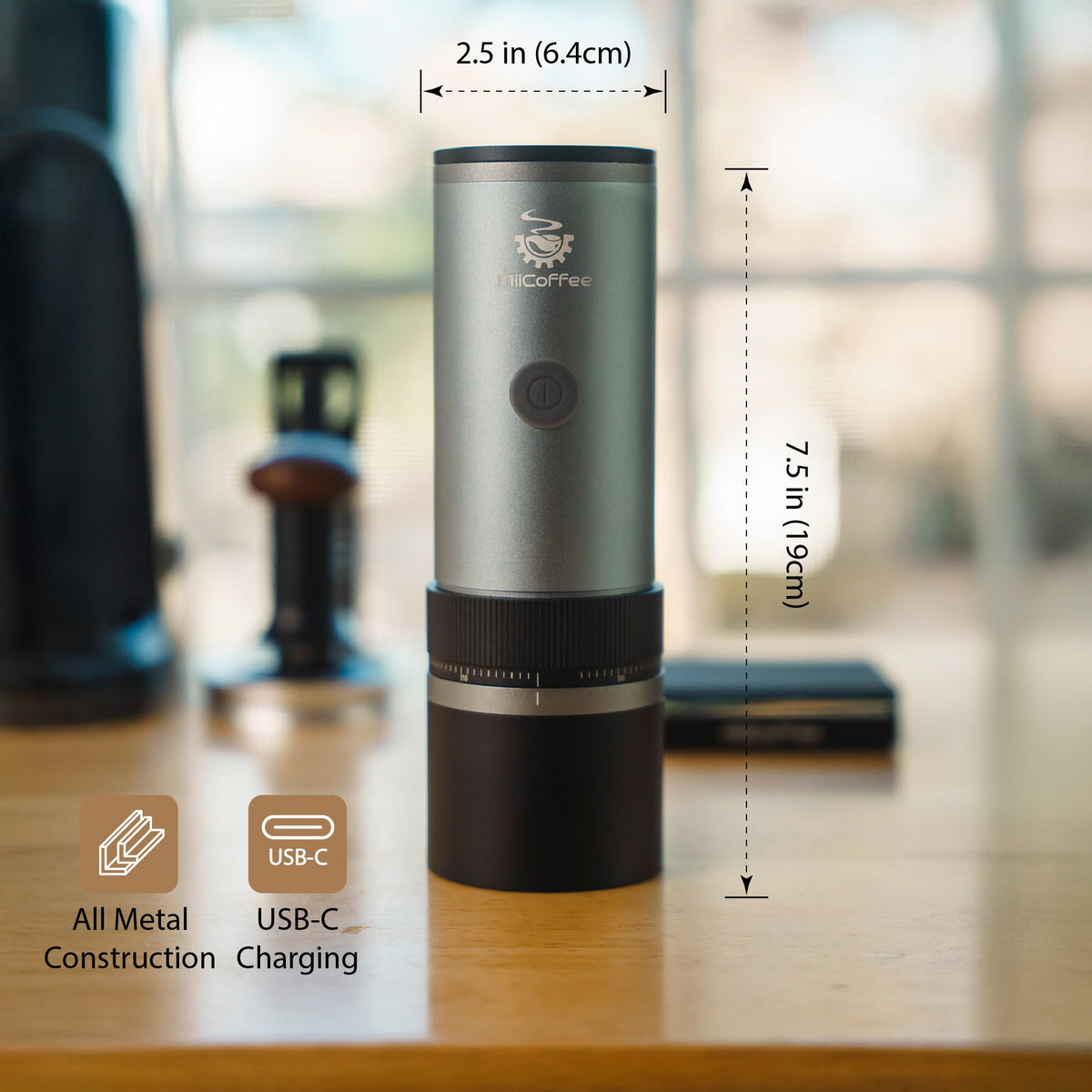 Portable Electric Burr Coffee Grinder U5934