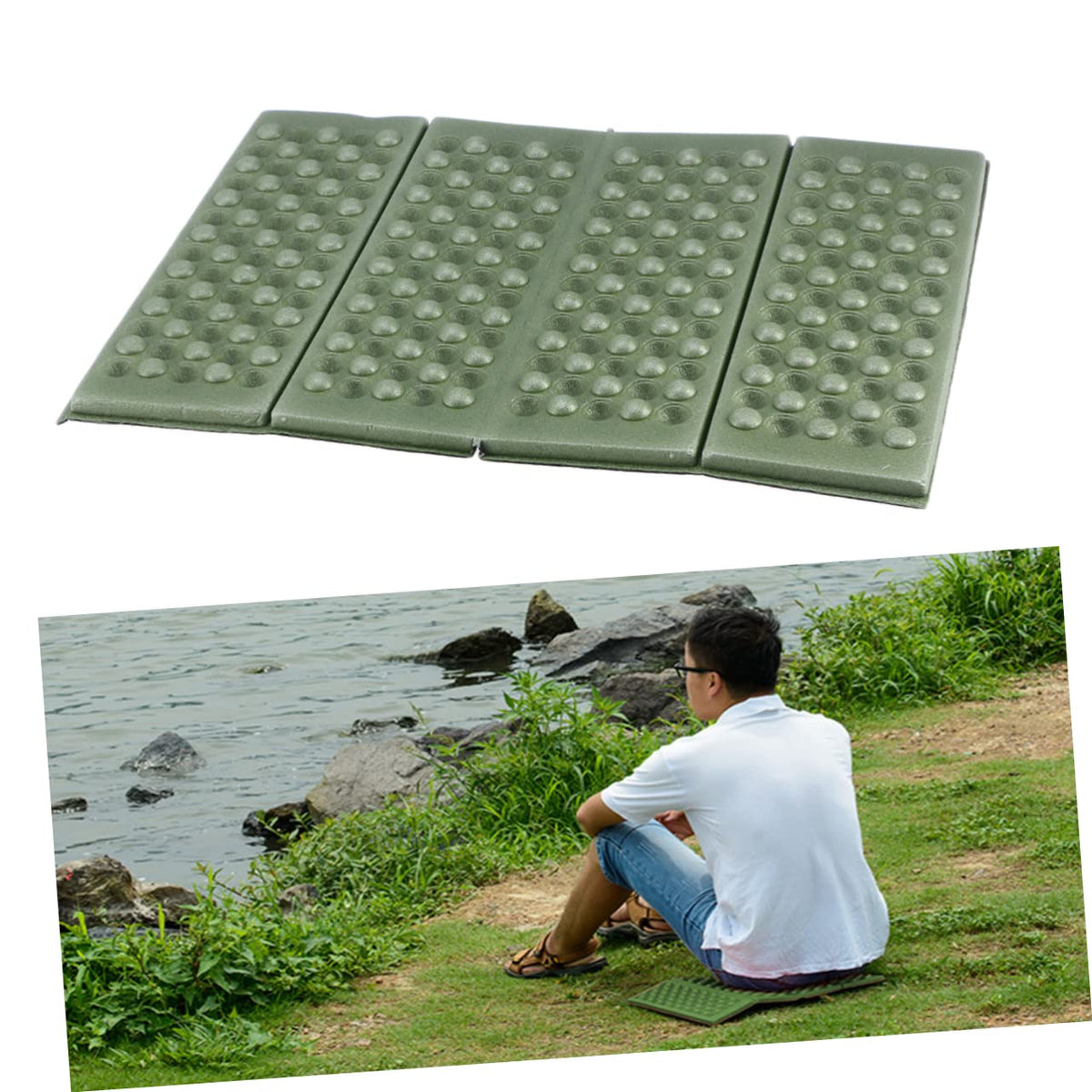 Portable Folding Seat Cushion Set 2 Pcs J48809