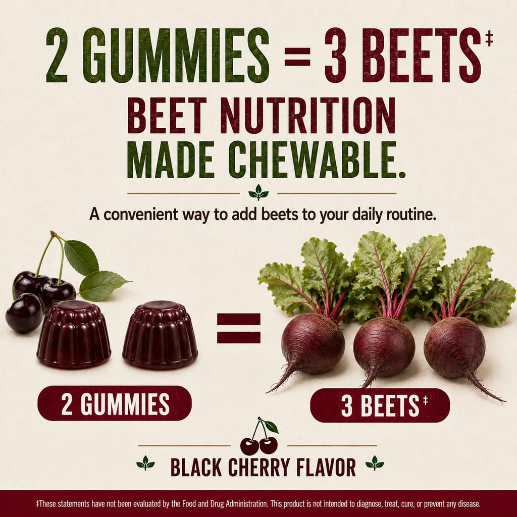 Beet Gummies 60 Count H5361