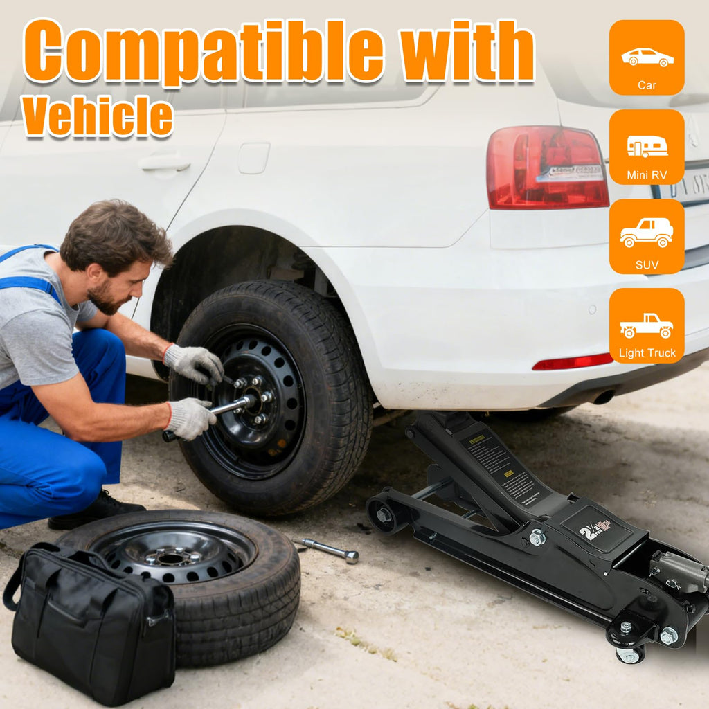 Hydraulic Car Jack with Quick Lift Pump P616917