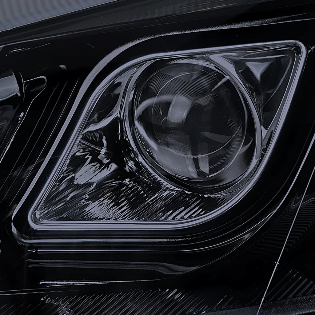 Glossy Black LED Projector Headlights N2132