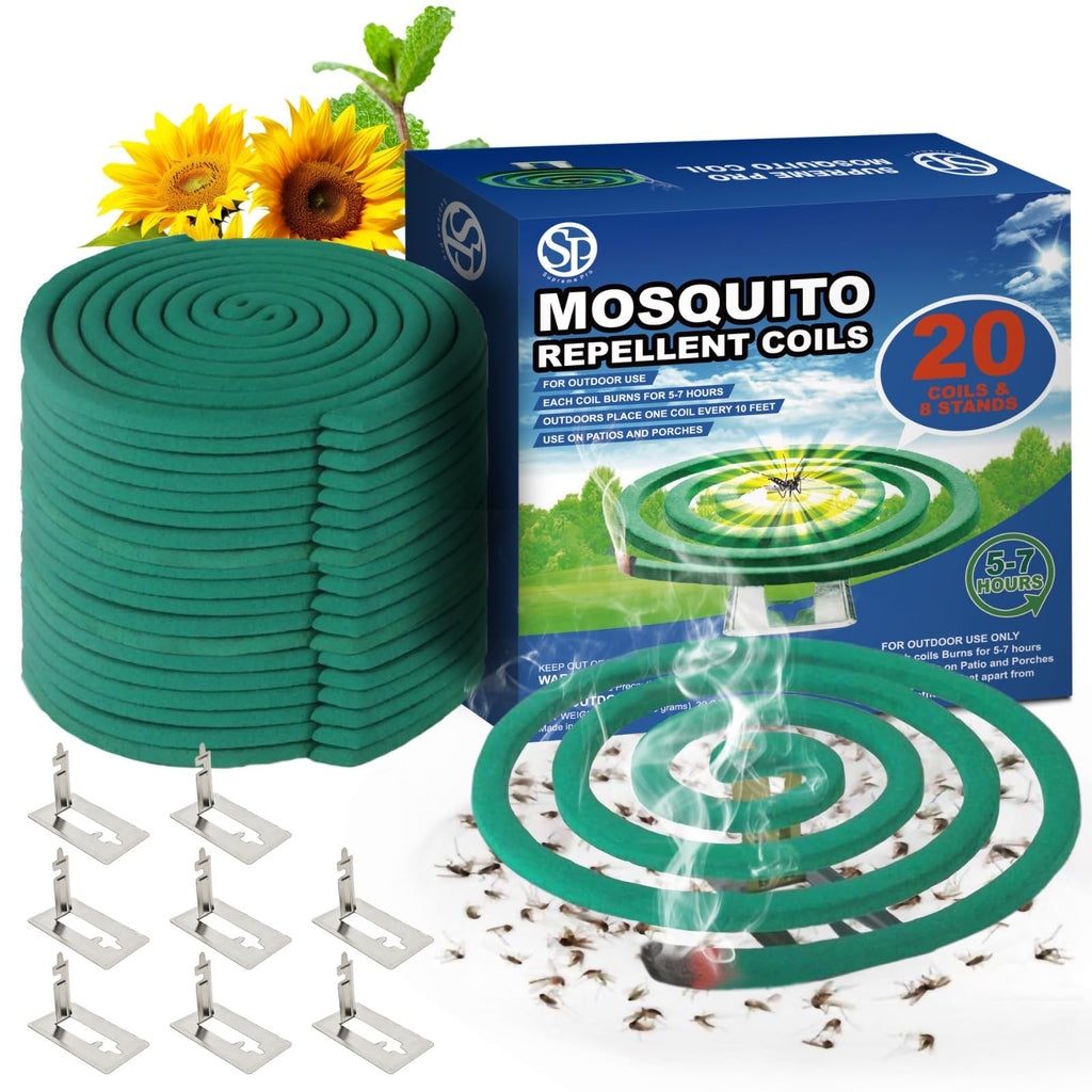 Mosquito Repellent Coils 20 Coils 8 Coil Stands K347714