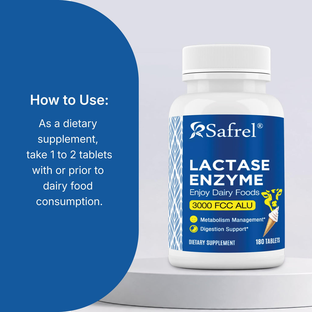 Unflavored Lactase Enzyme Tablets 180 Ct K349