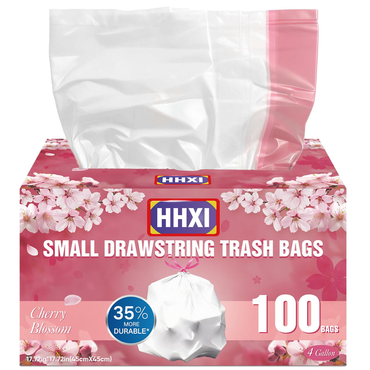 4 Gallon Scented Trash Bags with Drawstring Y5967