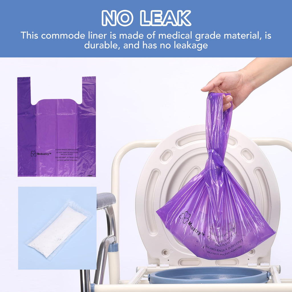 Commode Liners 60 Pack with Absorbent Powder Packs Z735875