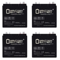 6V 210AH Dual Terminal SLA Deep Cycle Battery 4 Pack K334