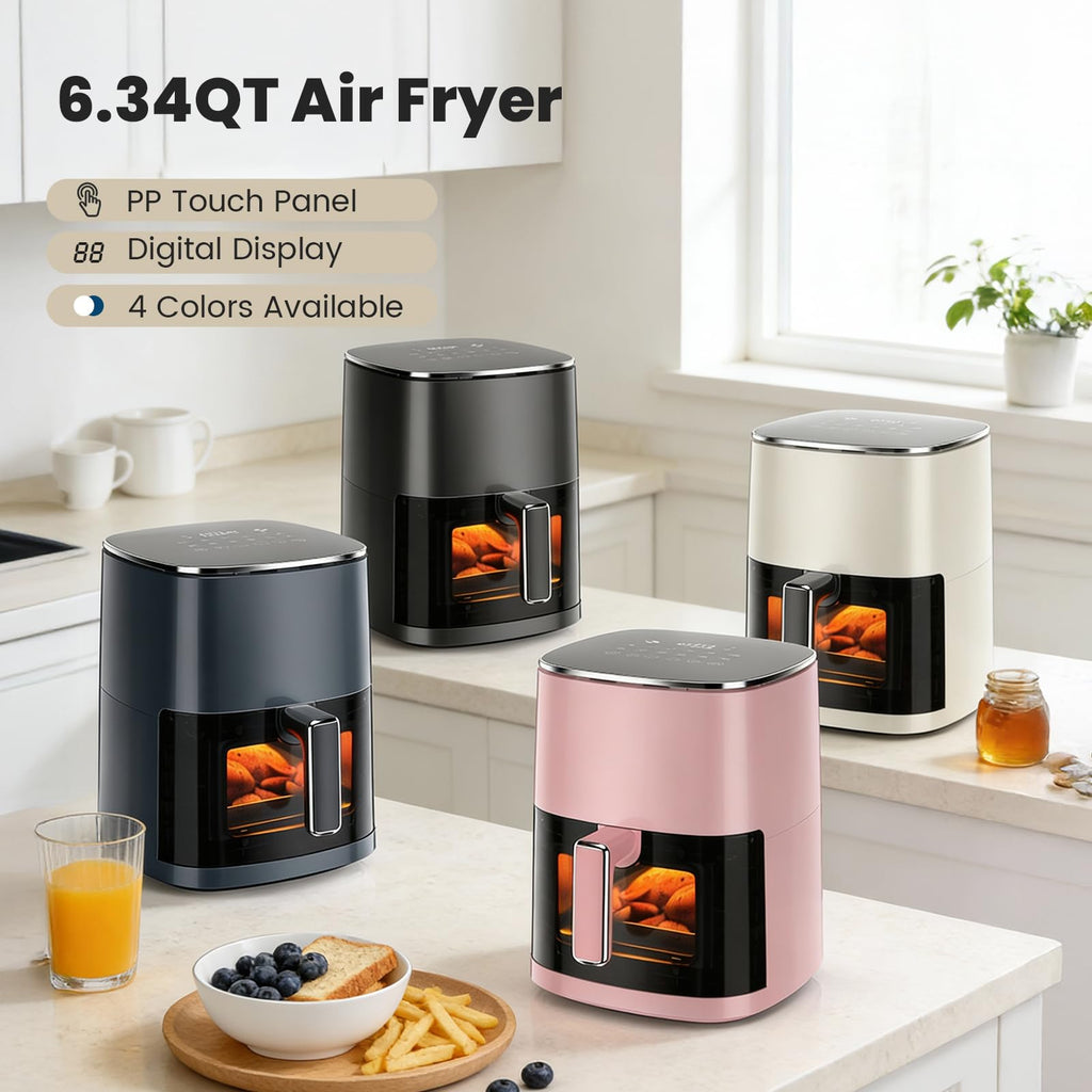 6 Quarts Air Fryer with Window E305