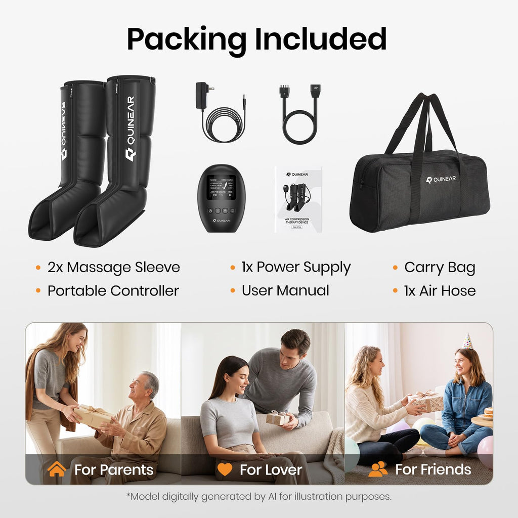 Air Compression Leg Recovery Boots Massager S168
