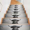 Grey Non Slip Carpet Stair Treads Set of 15 L871